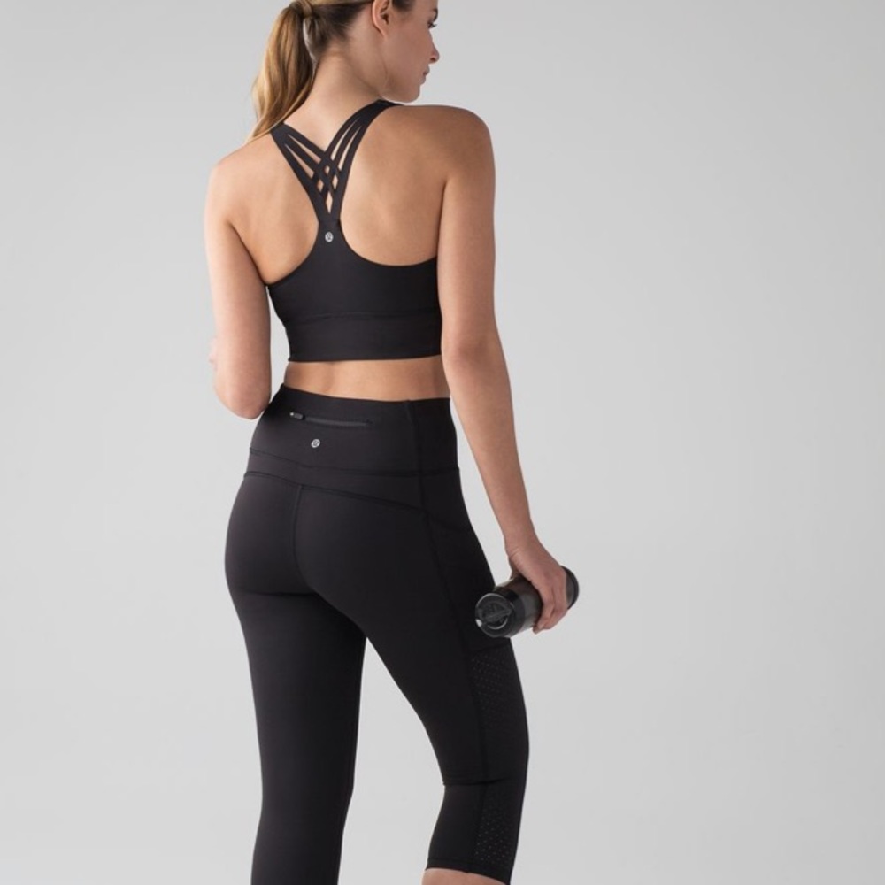 Lululemon Mind Over Miles Bra Black